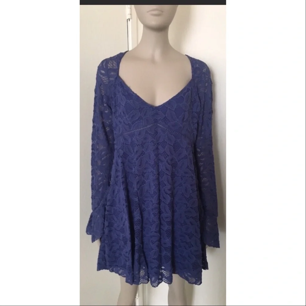 Free People Blue Skies Babydoll Dress